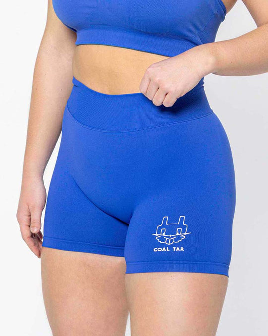 Performance Short Blauw