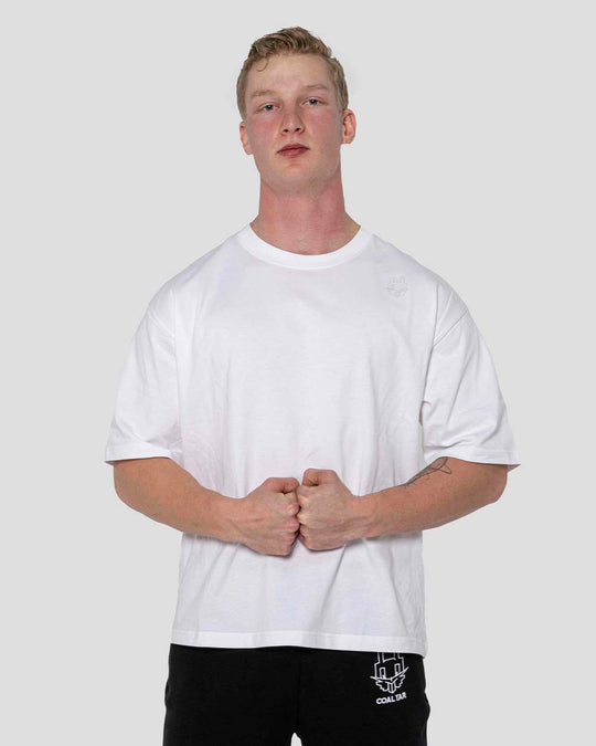 Athletic Oversized T-Shirt Wit