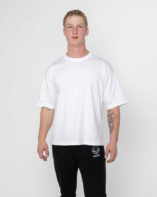 Athletic Oversized T-Shirt Wit